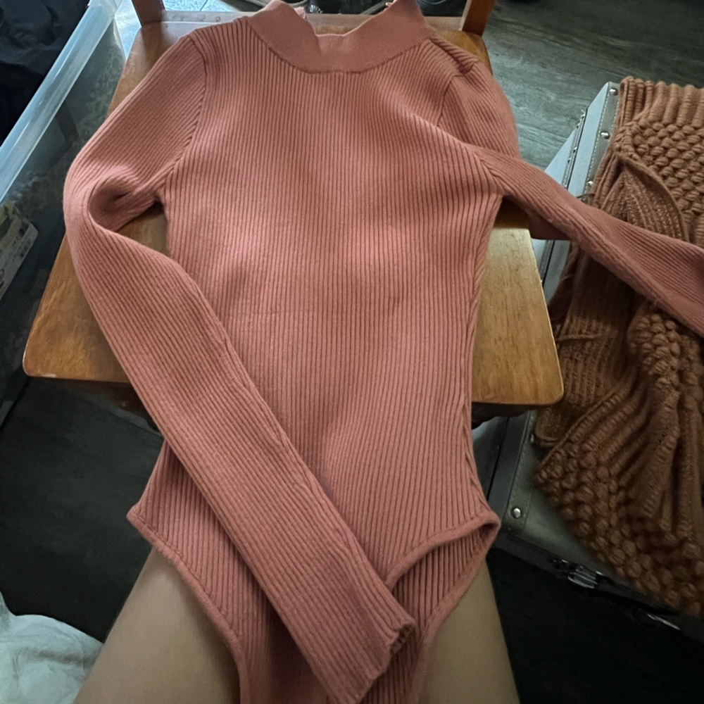 Forever 21 bodysuit open back medium